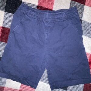 Architect Navy Elastic-Waist Cotton Shorts